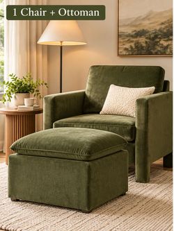Accent Chair & Ottoman