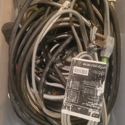 Bin Full of Appliances Hoses &Electric Cords