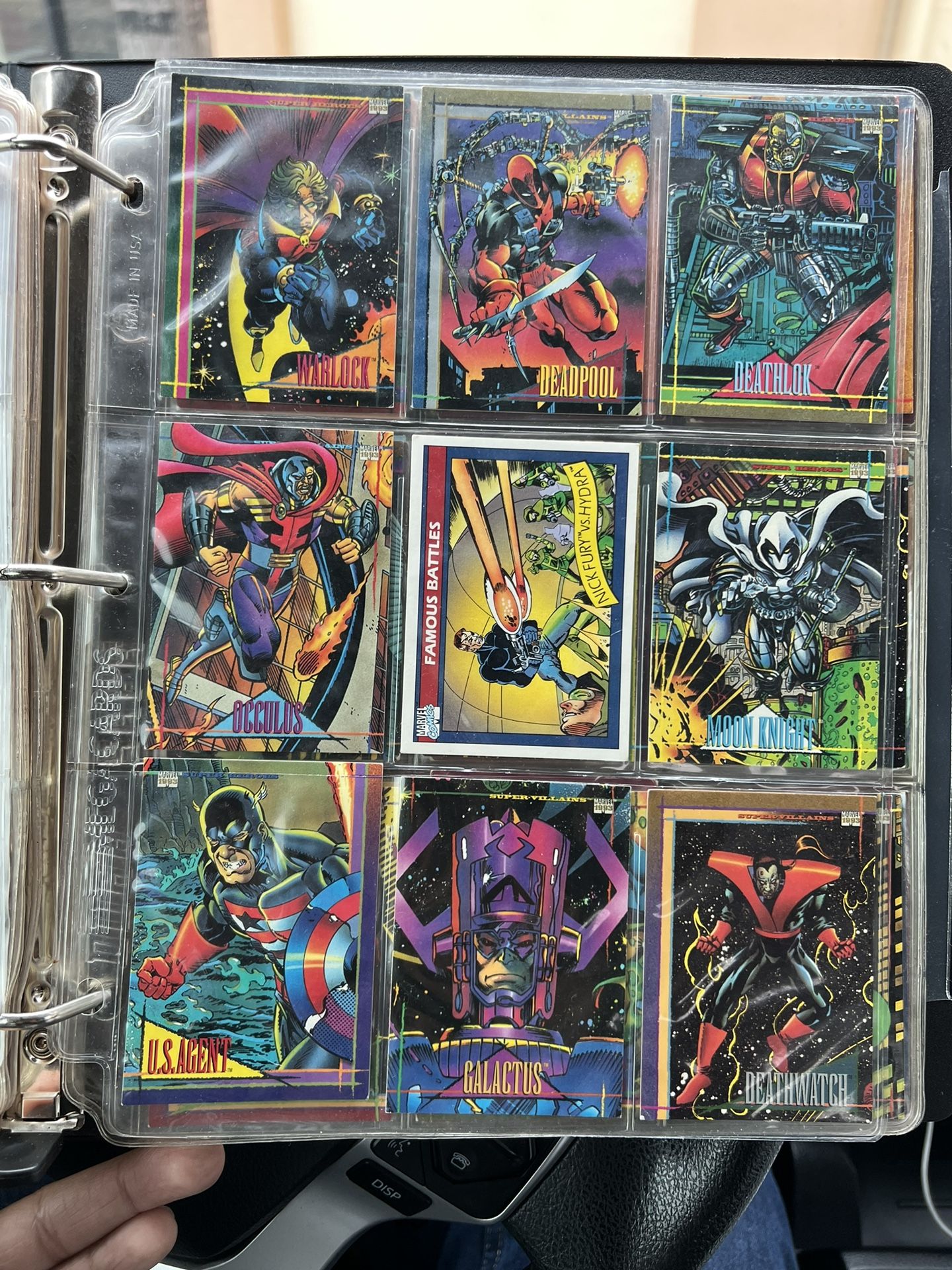 marvel card binder Marvel Heroes & Villains Trading Card Album / Binder with Promo Card P3 main image 1