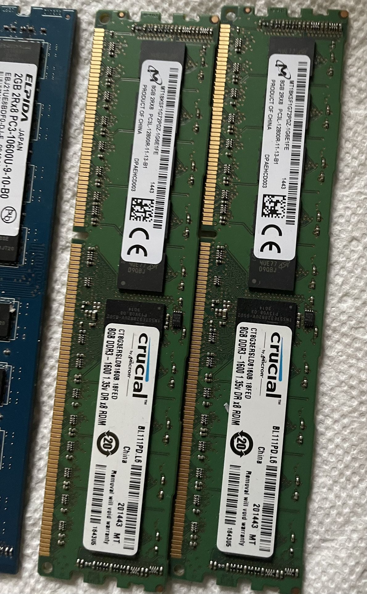 Rams For Desktops And Server