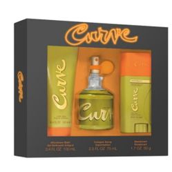Curve For Men Fragrance 3 Piece Gift Set