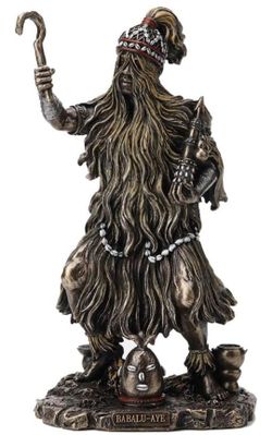 9 1/4" Babalu Aye Orisha of Disease Statue
