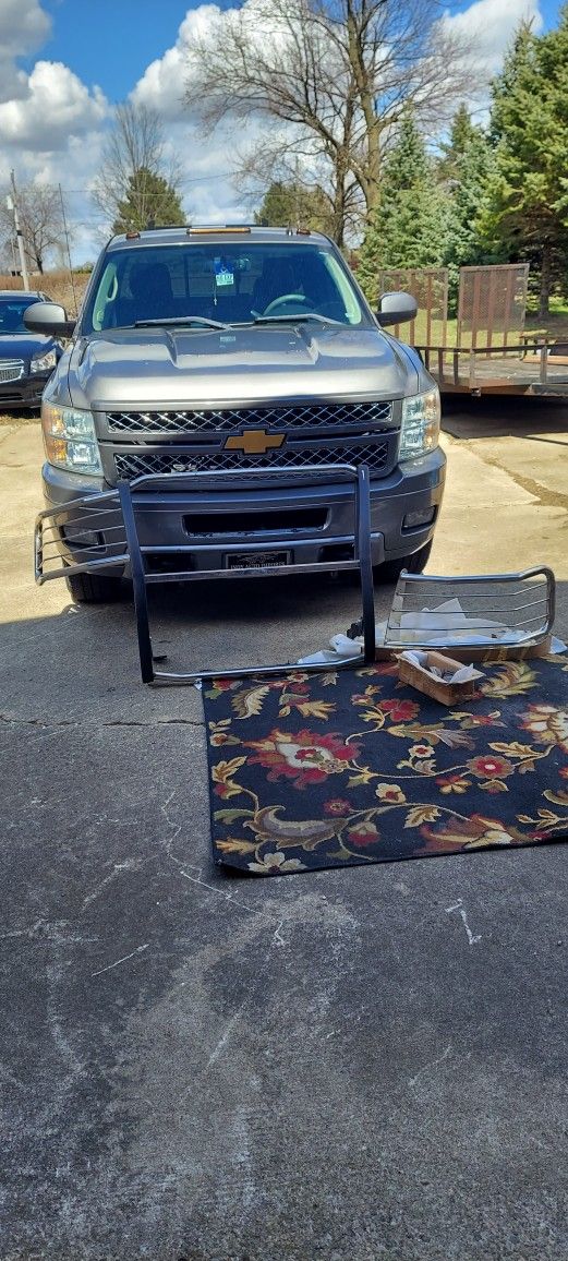 Chrome Brush Gaurd , For '07 - 2014 Silverado.