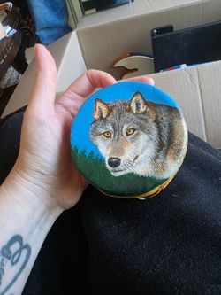 Hand painted drums
