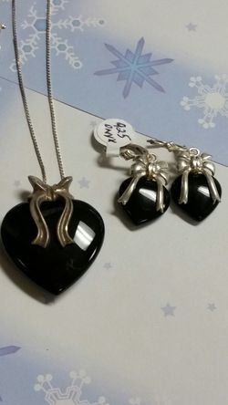 3piece set.. .925 sterling silver jewelry