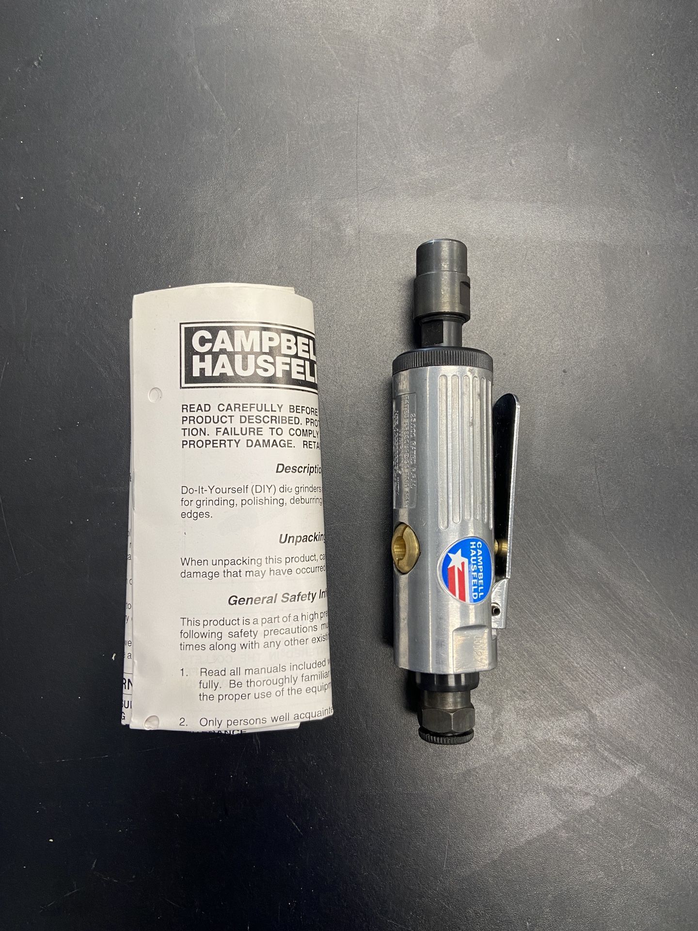 Campbell Hausfeld Mini Die Grinder TL1020