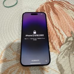 iPhone 14 Pro iCloud Lock For Parts Only In Very Good Condition