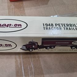 Snap On 1948 Peterbilt Tractor Trailer Coin Bank