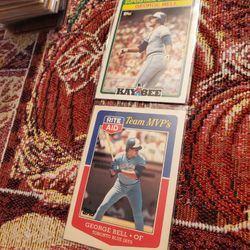 Toronto Blue Jays George Bell Baseball Cards Lot 