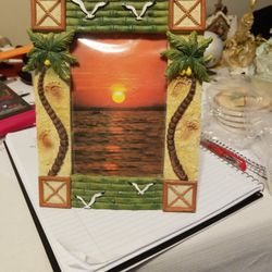 Table Or Counter Top Palm Tree Picture Frame 6x4