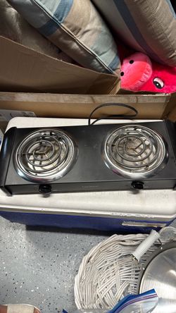 Double Burner Electric Coil Hot Plate