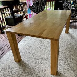 Walnut Wood Lax Series  Mash Studio 6-8 Person Dining Table 