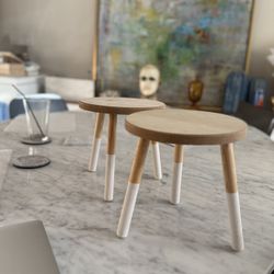 2 small stools