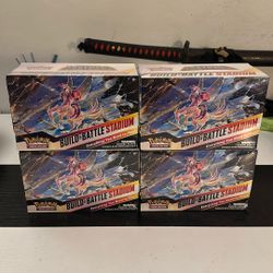 Pokemon Astral Radiance Stadium (12 Packs Inside + Misc Stuff)