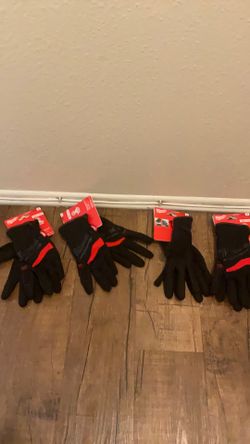 Milwaukee Gloves 4 Pairs Size Medium