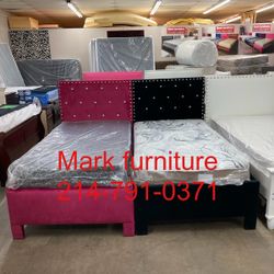 Twin Bed With Mattress 