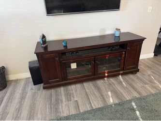Dark Wood TV Console / entertainment console