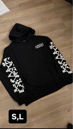 Amiri Hollywood Bones Hoodie Black
