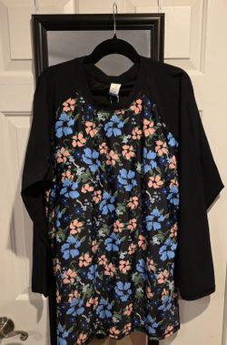 Women's Plus Size Rash Guard 3X/4X