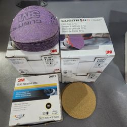 NEW 3M Small Sanding Discs