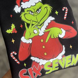Funny Grinch 67 Six Seven Santa Outfit Kid T Shirts And Christmas Sweaters Ready Same Day 