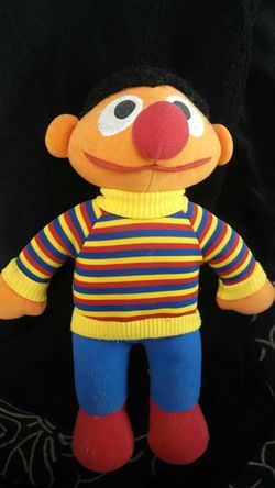 11 Inch Vintage Ernie. From Sesame Street. I also  Have A Smaller One For Sale 