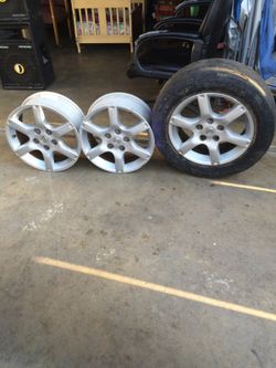 Tres. Rines. Originales. Nizzan. Altima 2003. A. 2010. 5 virlos $80. Obo