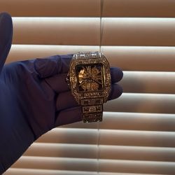 Iced Out Cartier Skeleton Vvs