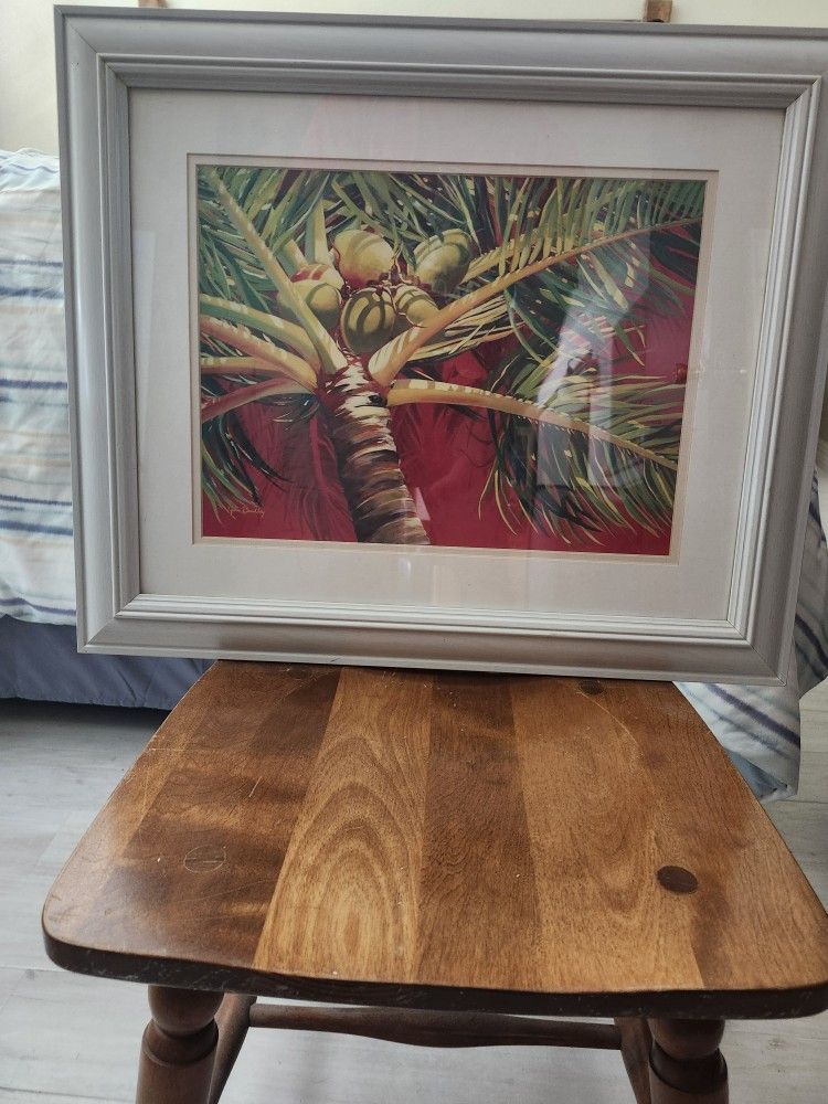 Painting of palm tree Coconut