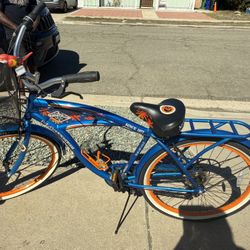 Margaritaville 26″ 7-Speed Men’s Cruiser Bike – Blue – Lightly Used, Garage-Stored