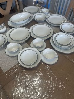 Vintage white china/dinnerware