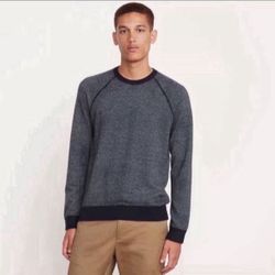 VINCE BIRDSEYE WOOL/CASHMERE SWEATER Size Medium      