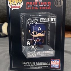Captain America Die-Cast Funko Pop