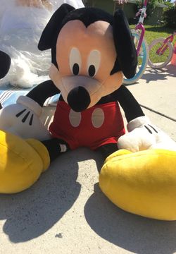 Mickey and Minnie huge Stuffed Characters