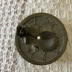 Brass Artisan Hand Designed And Cast Jewelry Box