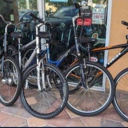 Bicicletas de uso a buen precio, listas para usar.