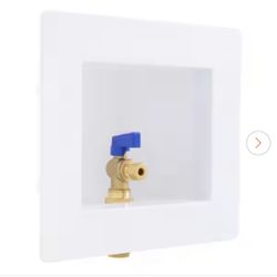 1/2 in. Push-to-Connect Brass Ice Maker Outlet Box