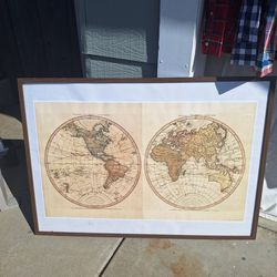 Framed Map