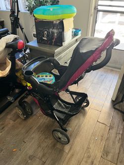 Graco Comfy Cruiser Click Connect Single Stroller – Pink & Black