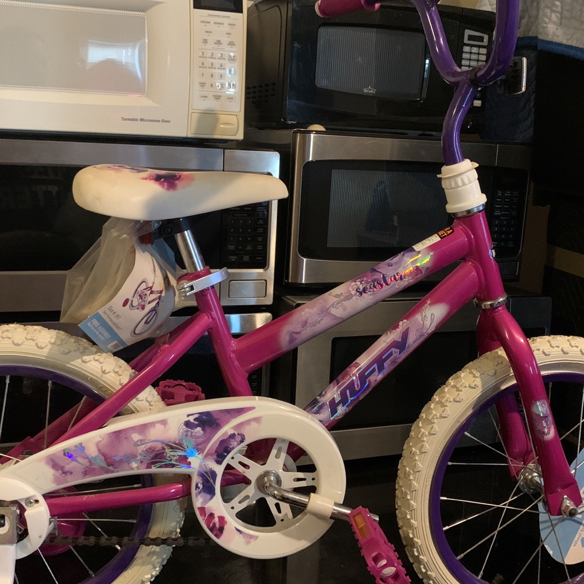 Metallic Purple Sea Star Bike Huffy 16 Sea Star Girl's Bike