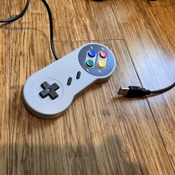 SNES USB Wired controller gamepad for PC/Windows/Batocera/Emuelec/Linux