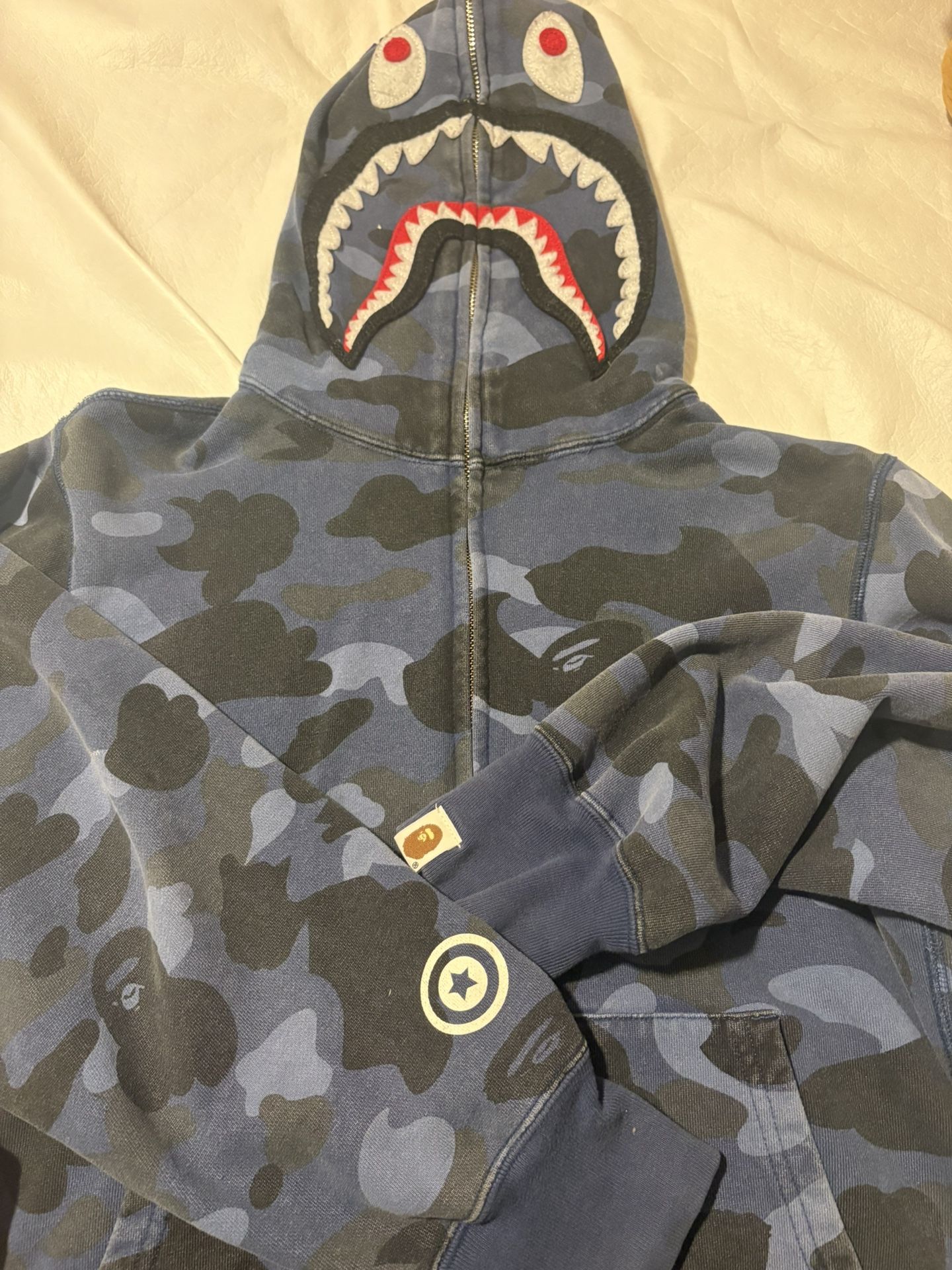 Authentic Bape hoodie size small men
