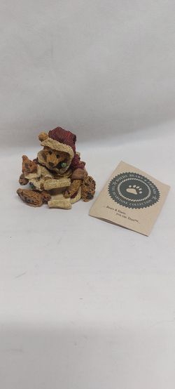 Boyds Bears & Friends "Kringle & Bailey with List" #2235 Limited Edition w/ Box