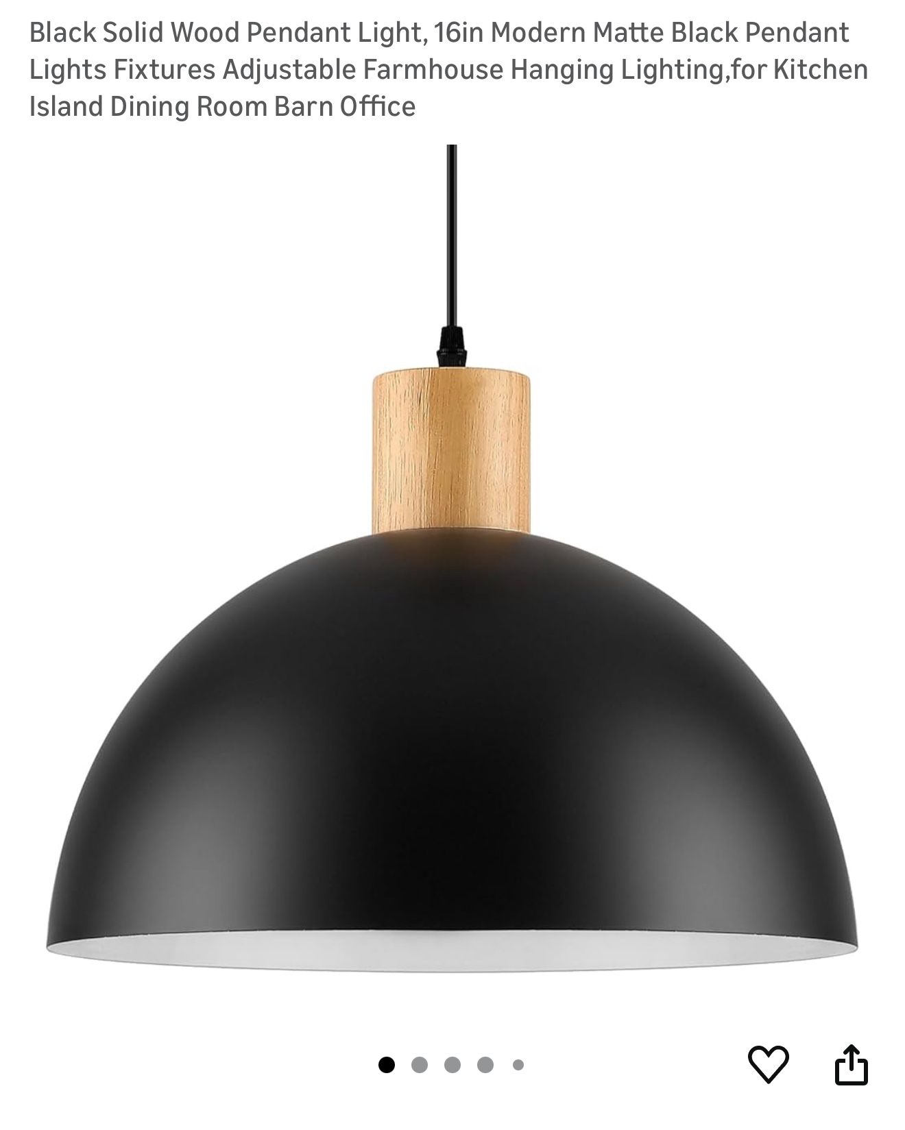 Brand New Modern Two Tone Pendant Light