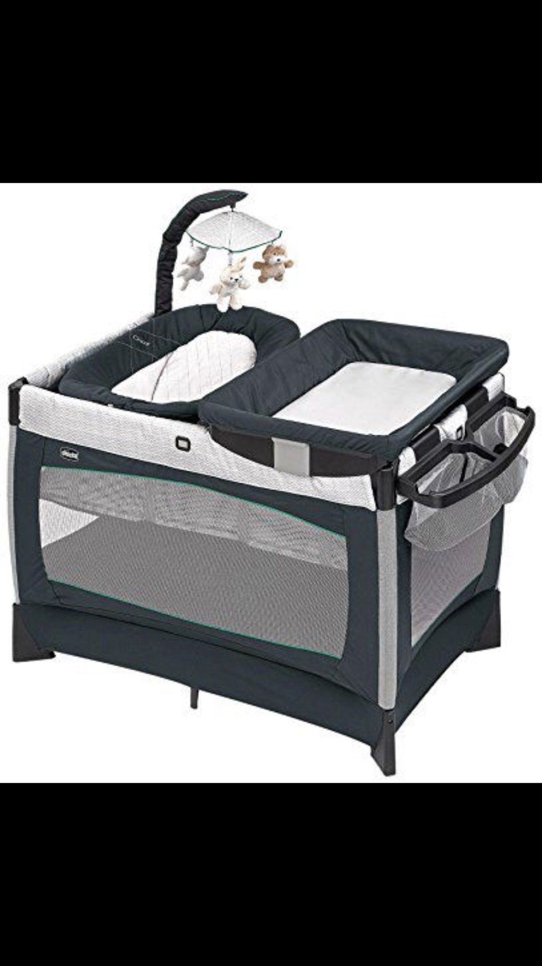 Chicco play yard, bed,diaper changing area,good condition! New one is $239.00 plus tax.