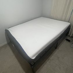 Queen Size  Foam Nectar Bed With Metal Frame.
