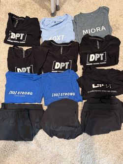 Lifetime Brand Mixed Lot of Athletic Workout Shirts and Shorts 10 Thousands