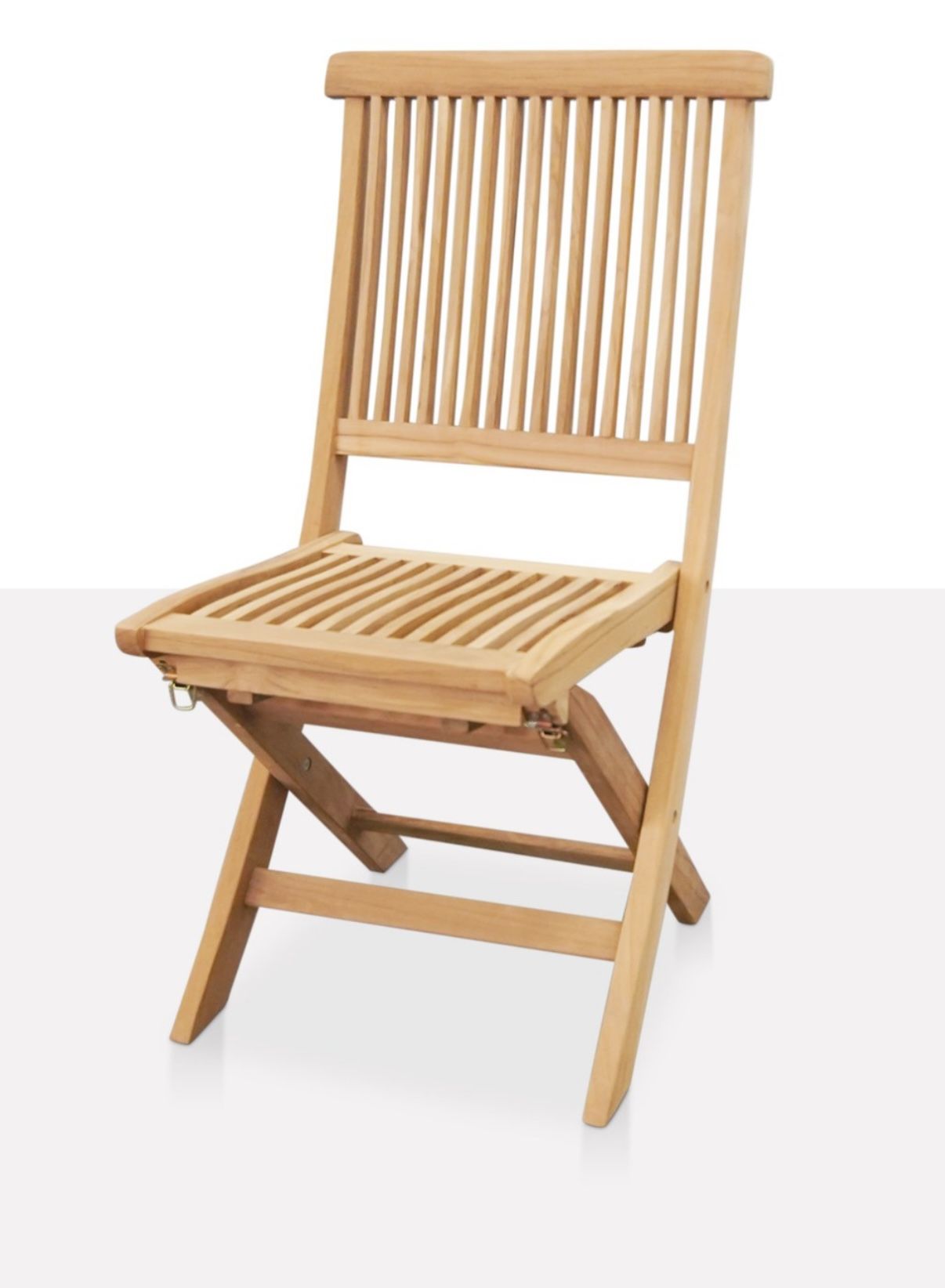 Teakman Vintage Teak Folding Chairs Pair