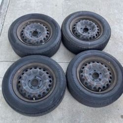 4 — 195/65r15 5x4.5 5x114.3 Stock Kia Optima Accord Tacoma Camry Civic Wheels Rims Tires!!!!