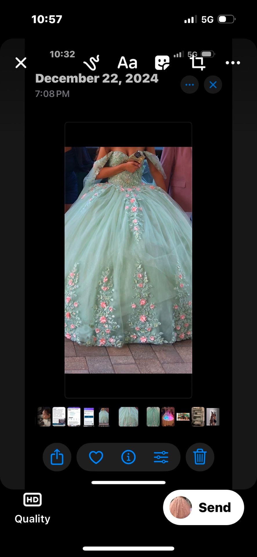 Quiencera Dress Small